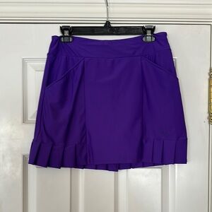 Purple Pleated Skirt TSU TSU